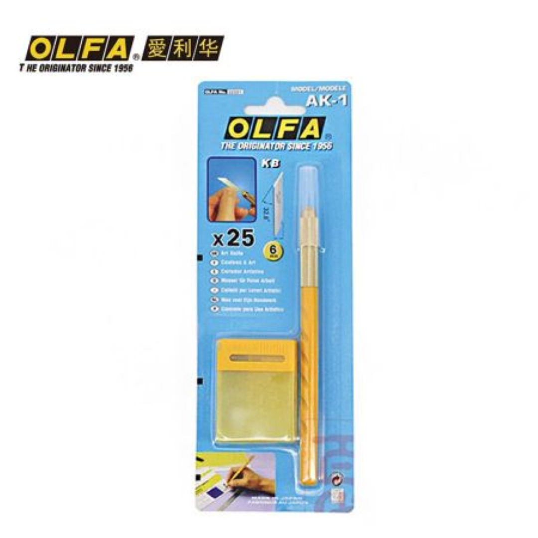 Olfa Pen type cutter with 25 blades OL-AK-1